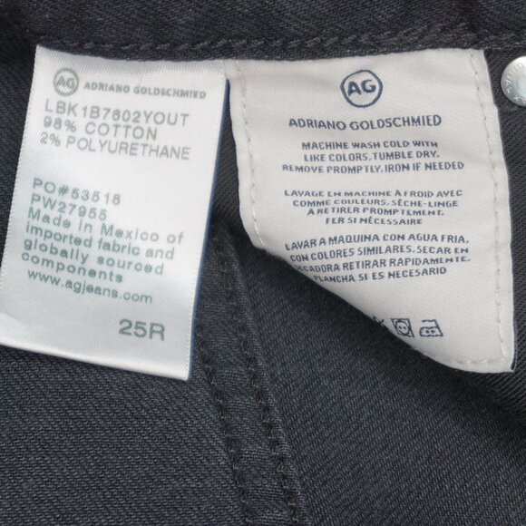 New AG Alexxis Slim High-Rise Vintage Straight Jeans in 2 Years Dropout size 25 - Picture 15 of 16